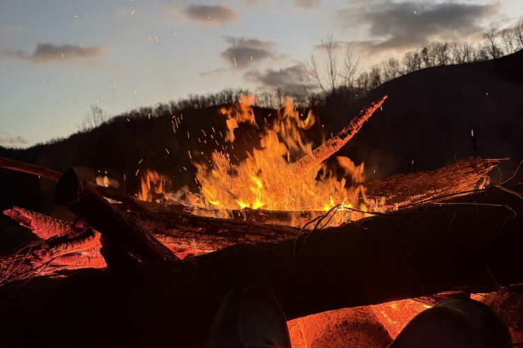 Summer Sunset camping