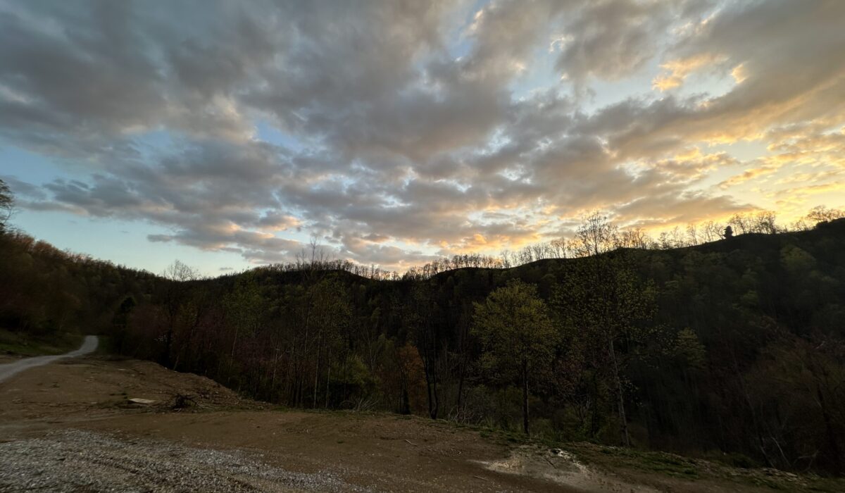 Summer Sunset camping