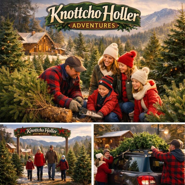 CUT CHRISTMAS TREE at Knottcho Holler Adventures
